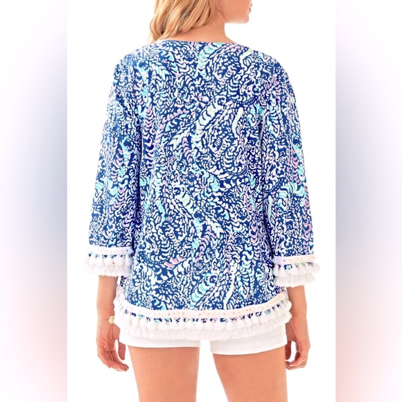 Lilly Pulitzer NWT GIGI Tank Top & Kimono Jacket Move It or Lose It - Picture 5 of 12